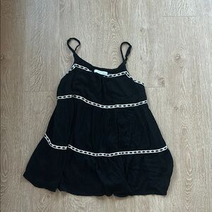 Swim cover-up romper